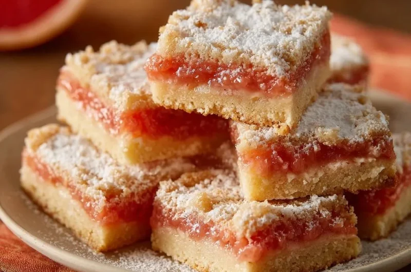 Grapefruit Crumb Bars