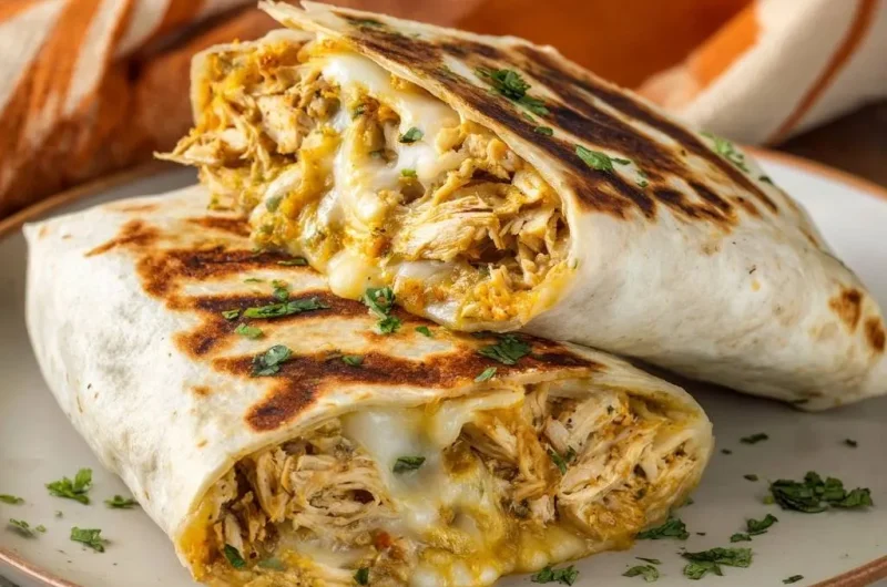 Grilled Chicken Salsa Verde Quesadillas