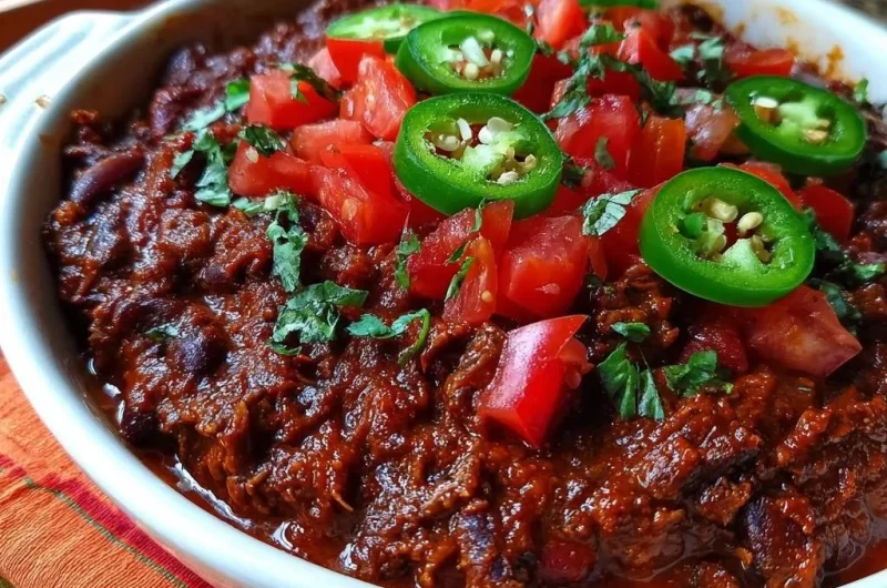 Hearty Beef Bean Chili