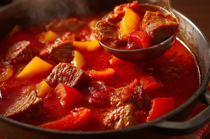 Hearty Beef and Pepper Goulash