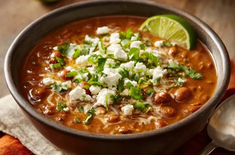 Mexican Pinto Bean Soup