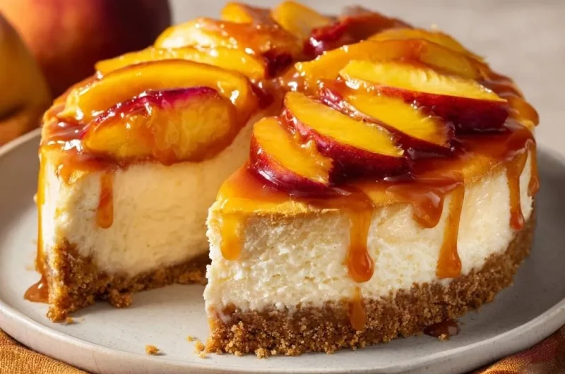Peach Cheesecake