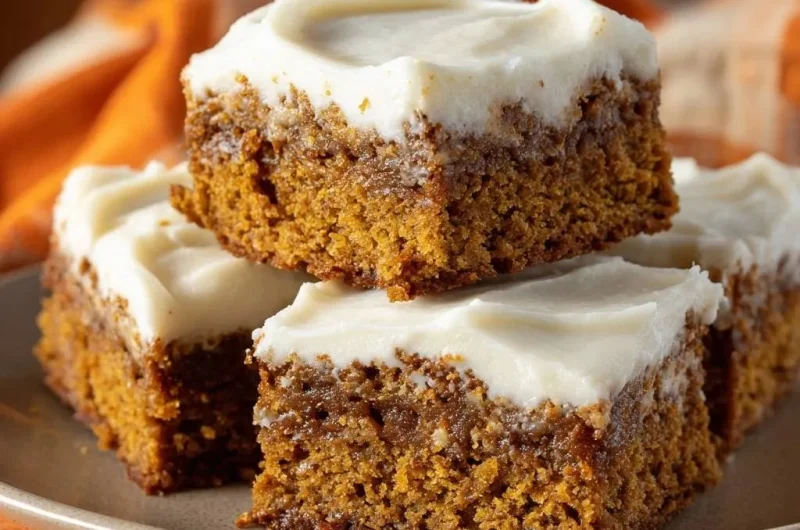 Pumpkin Cream Cheese Bars