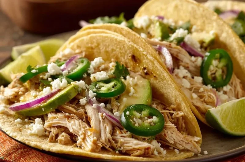 Shredded Chicken Tacos