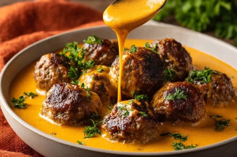 Swedish Meatballs in Creamy Sauce