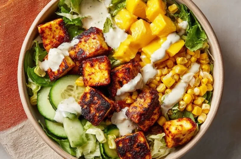 Tropical Tofu Salad Bowl