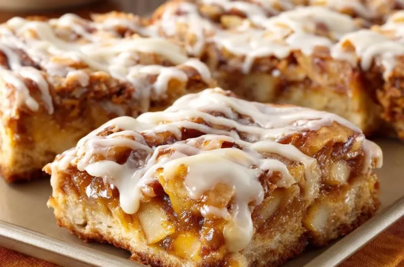 Apple Cinnamon Roll Bars