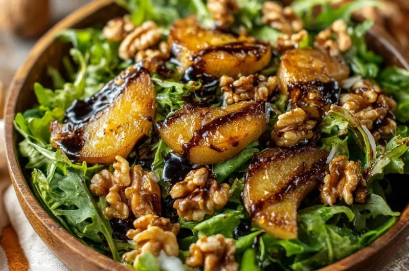 Arugula and Seared Pear Salad