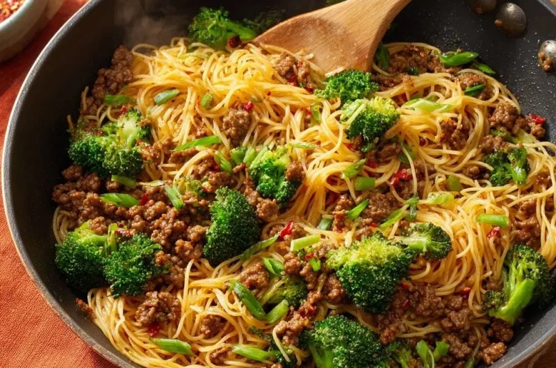 Beef Broccoli Noodles
