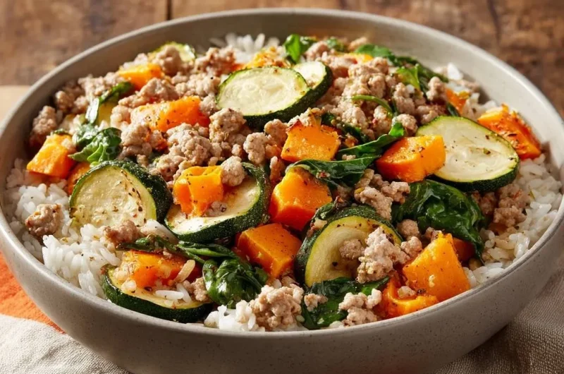 Turkey Rice Bowl