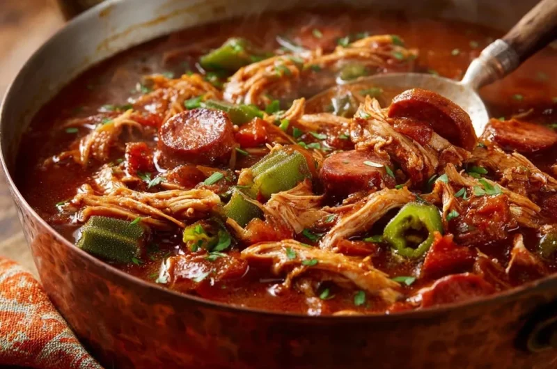 Hearty Chicken and Sausage Gumbo