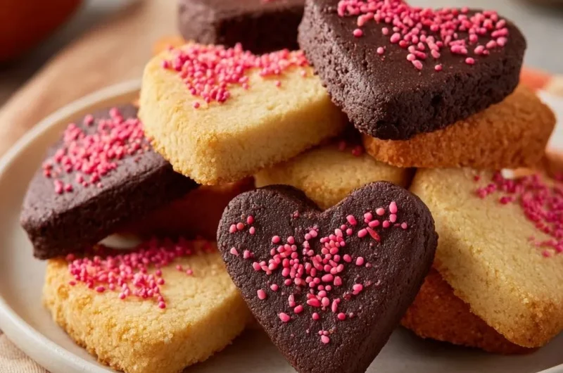 Heart Shortbread Cookies