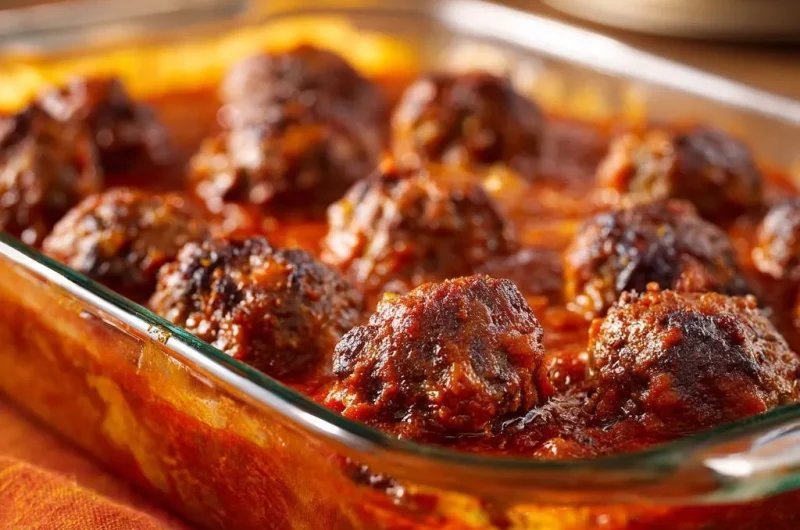 Classic Baked Meatballs