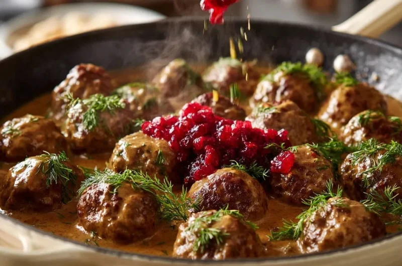 Classic Creamy Meatballs