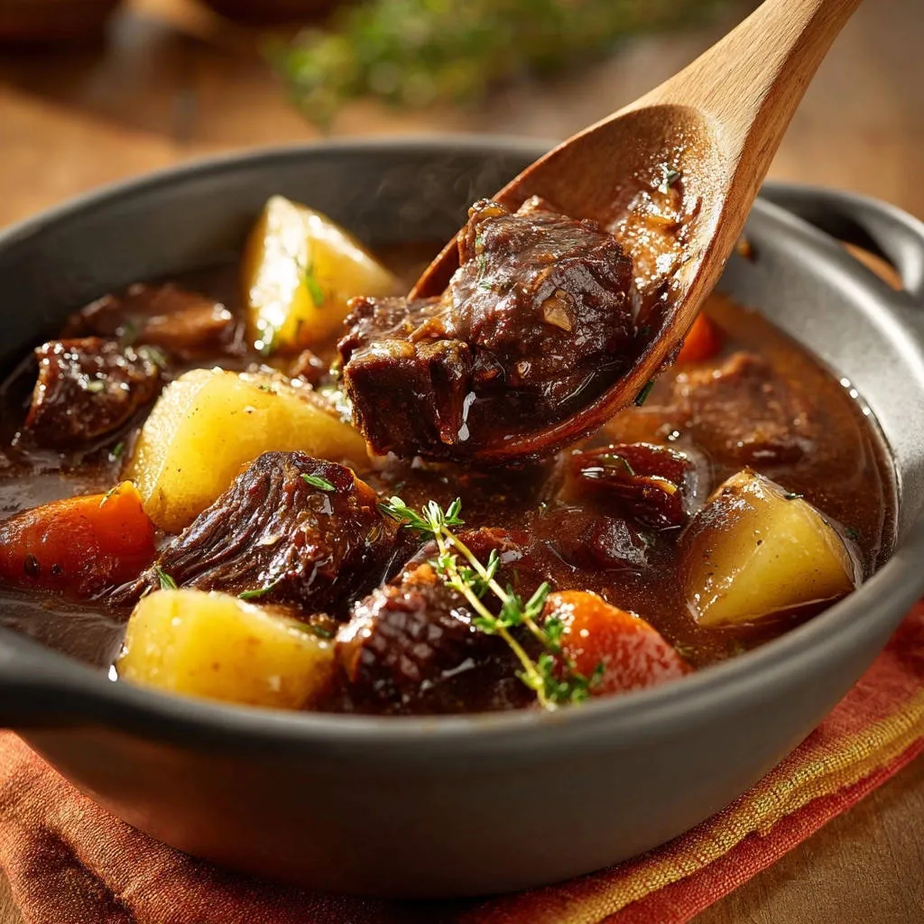 Classic Hearty Beef Stew: Melt-in-Your-Mouth Tenderness - recipe image