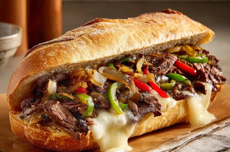 Classic Shredded Beef and Pepper Sub