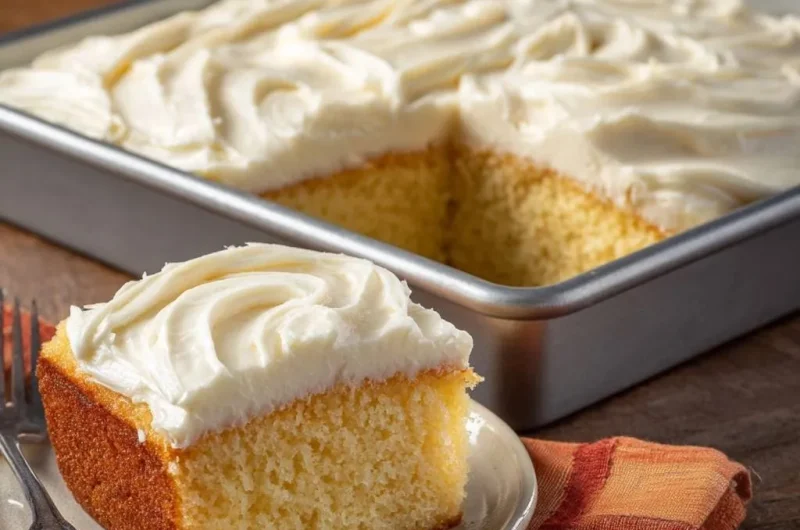 Yellow Sheet Cake
