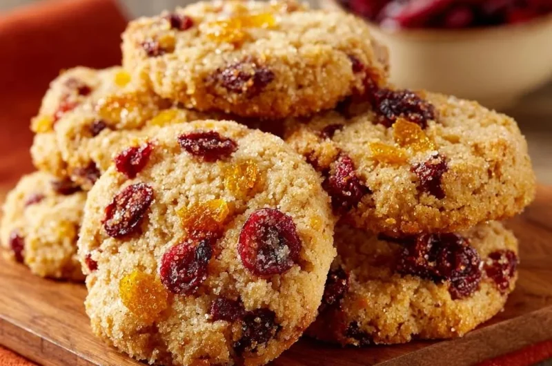 Cranberry Orange Shortbread