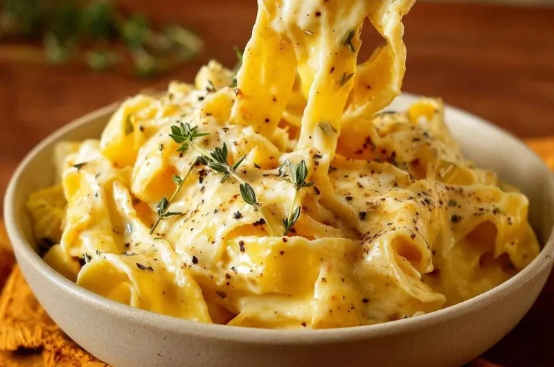 Creamy Thyme Pappardelle