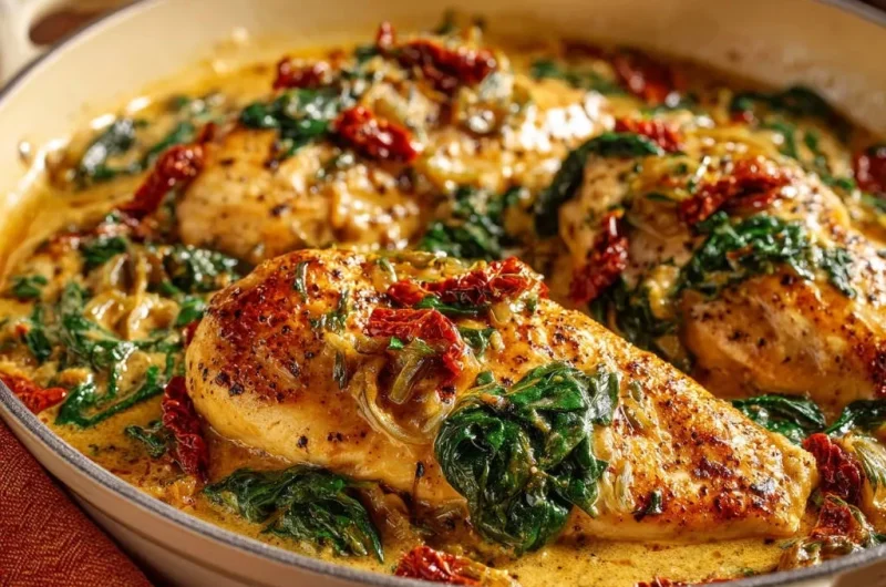 Creamy Tuscan Skillet Chicken