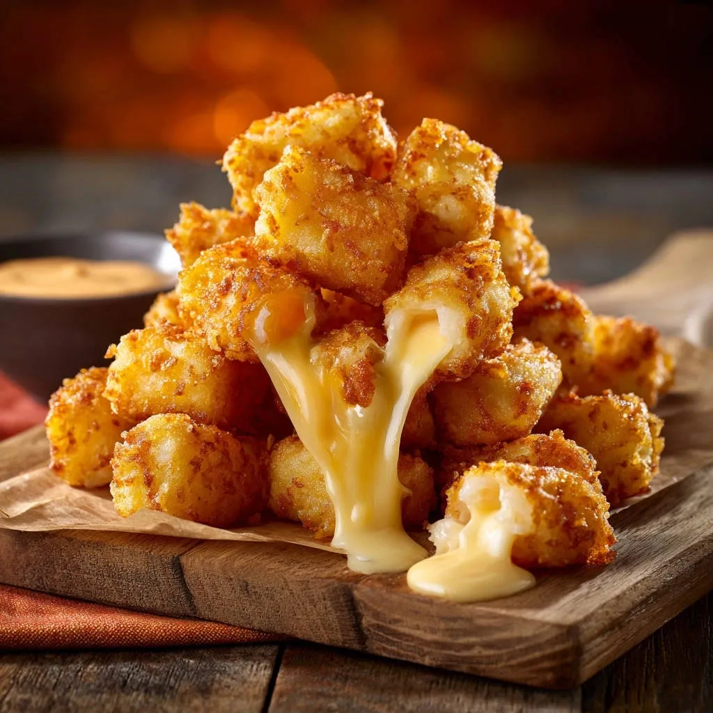 Crispy Golden Fried Cheese Curds: The Leak-Proof Secret - recipe image