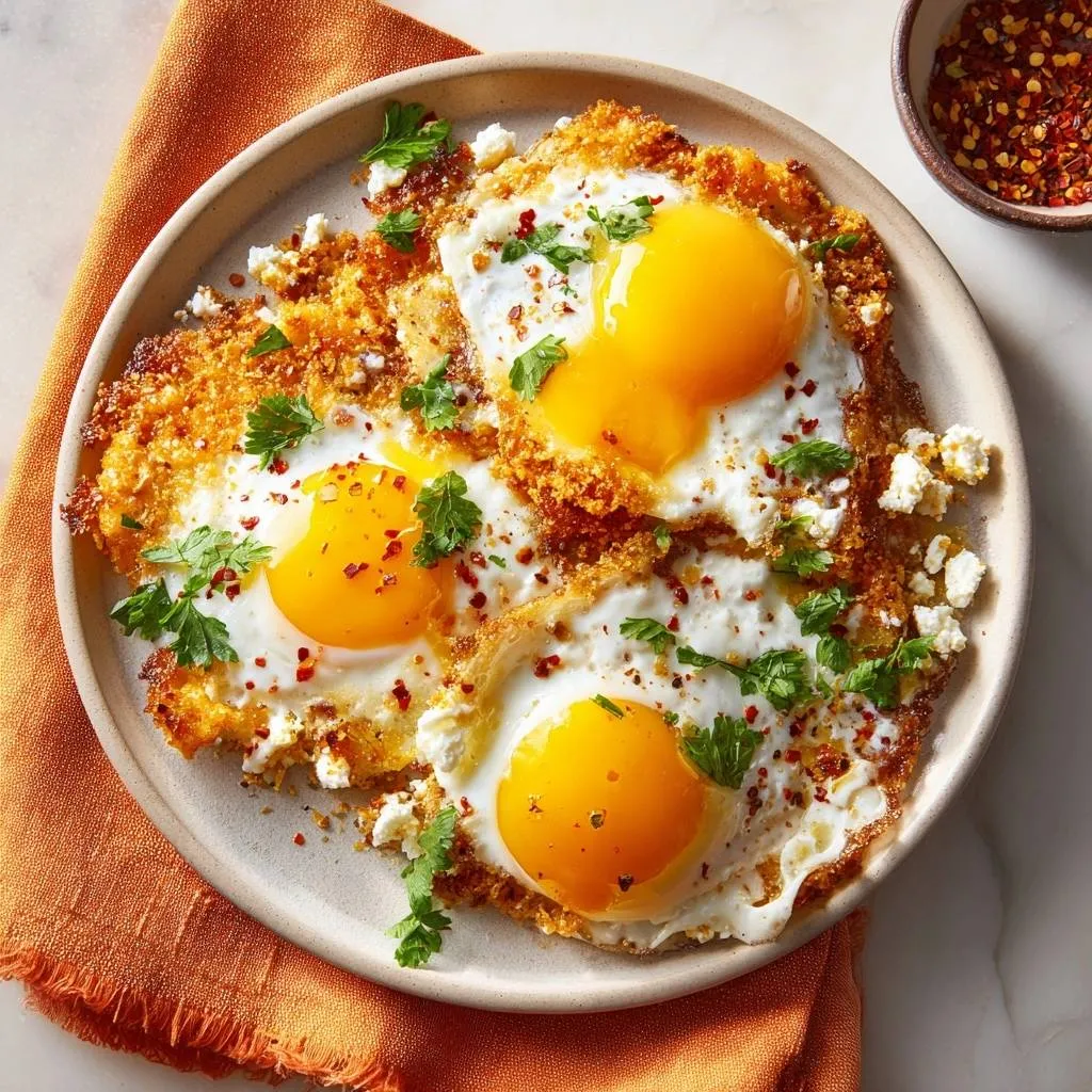 Crispy Hash Brown Eggs - recipe image