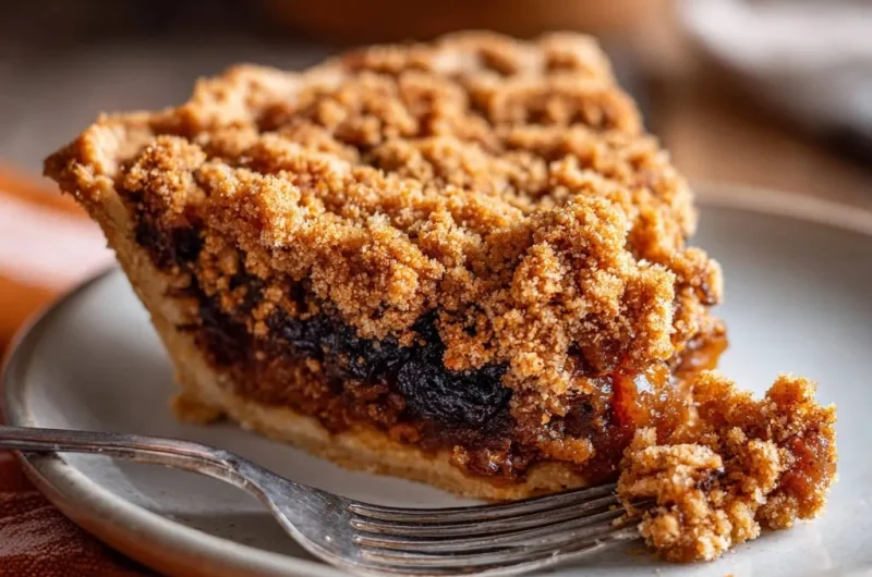 Deep Dish Date Crumb Pie