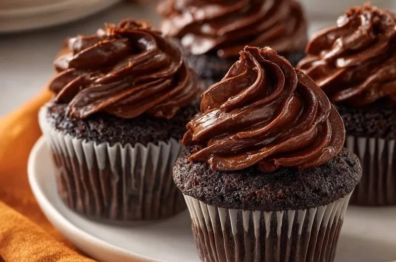 Fudgy Chocolate Cupcakes