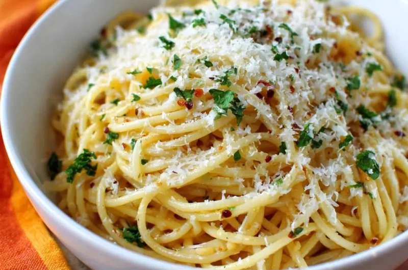 Garlic Parmesan Spaghetti