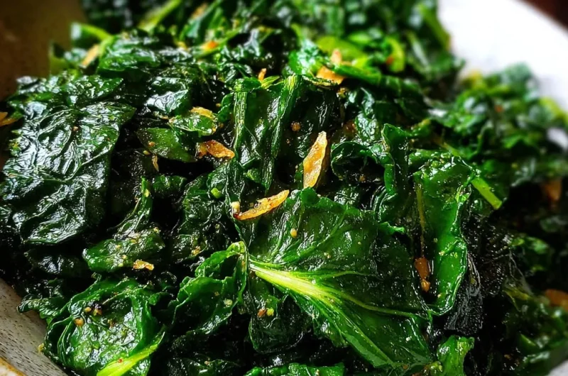 Garlicky Sautéed Leafy Greens