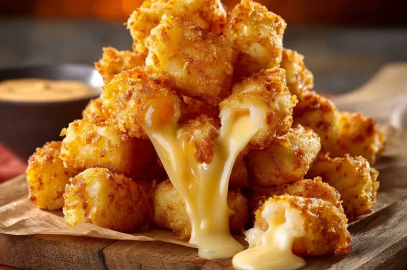 Crispy Golden Fried Cheese Curds