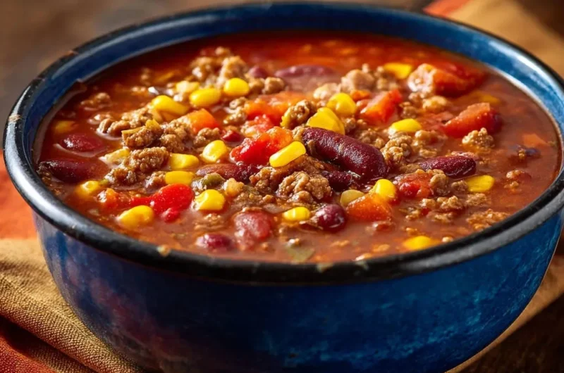 Hearty Beef and Bean Chili