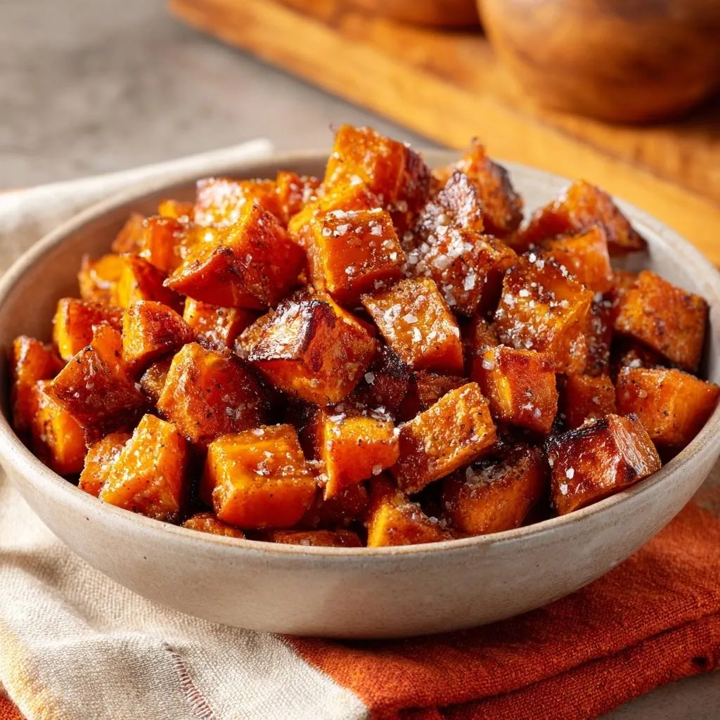 Hearty white bean & smoked meat stew with a sprinkle of coarse sea salt as a finishing garnish.