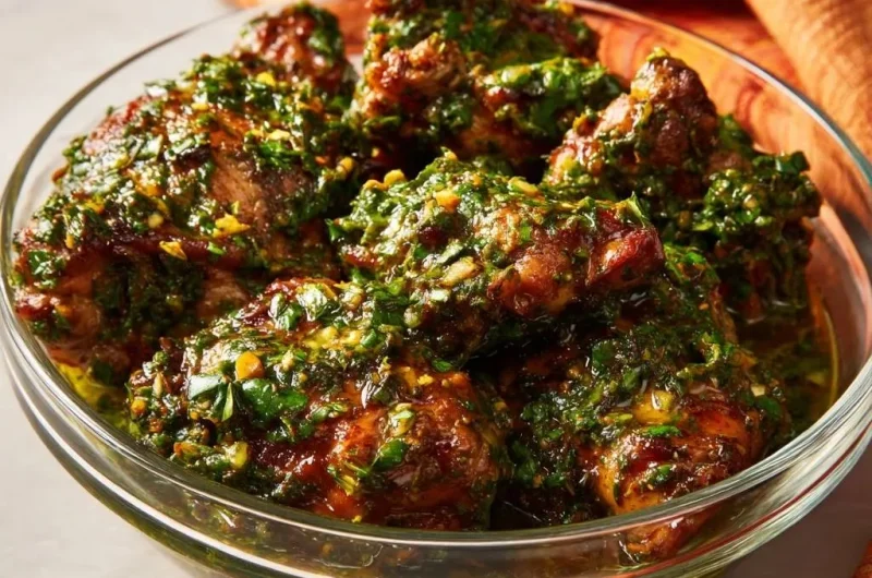 Juicy Garlic Herb Chicken Thighs