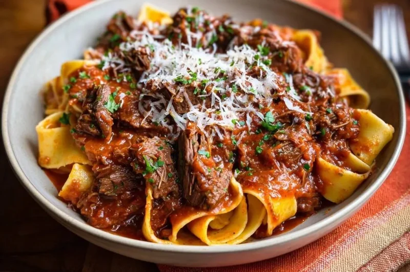 Pappardelle with Shredded Beef Ragu