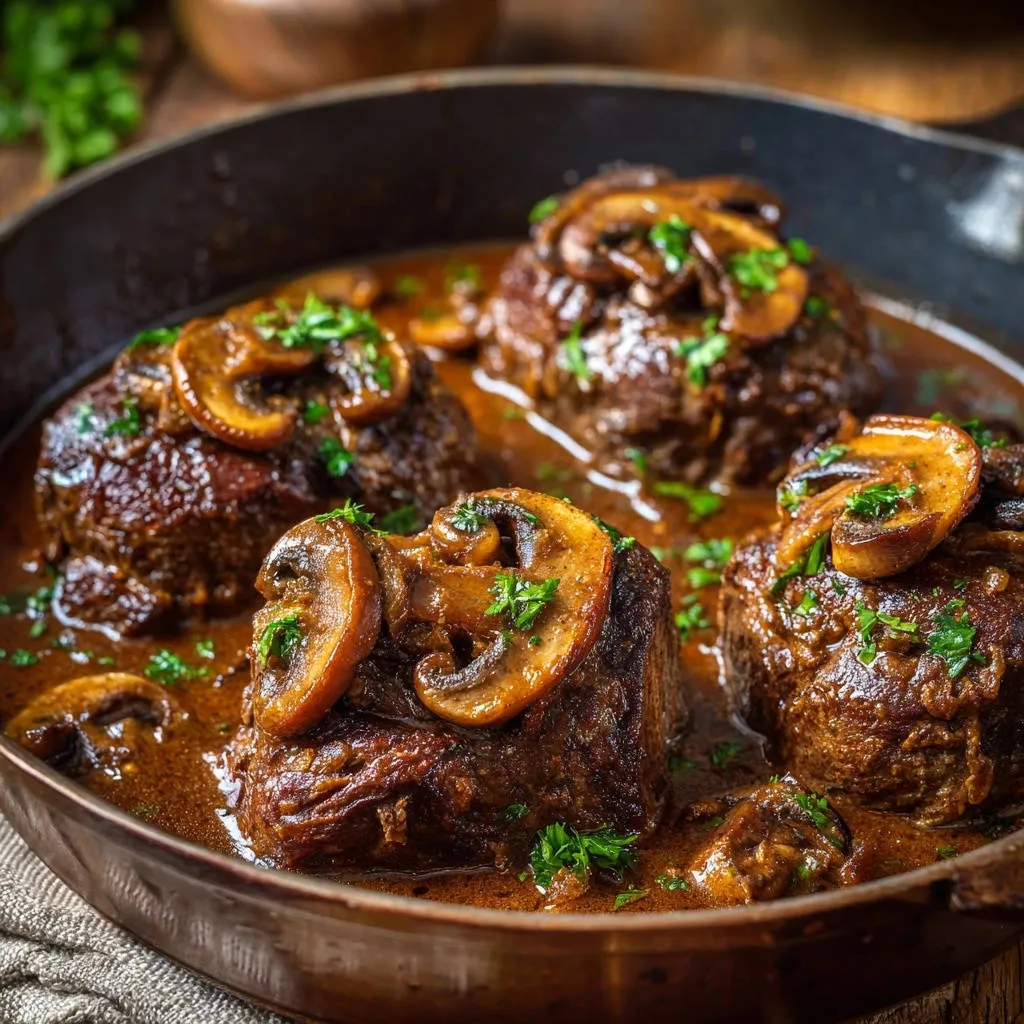 Restaurant Quality Steak Medallions with Mushroom Sauce: The Anti-Watery Secret - recipe image