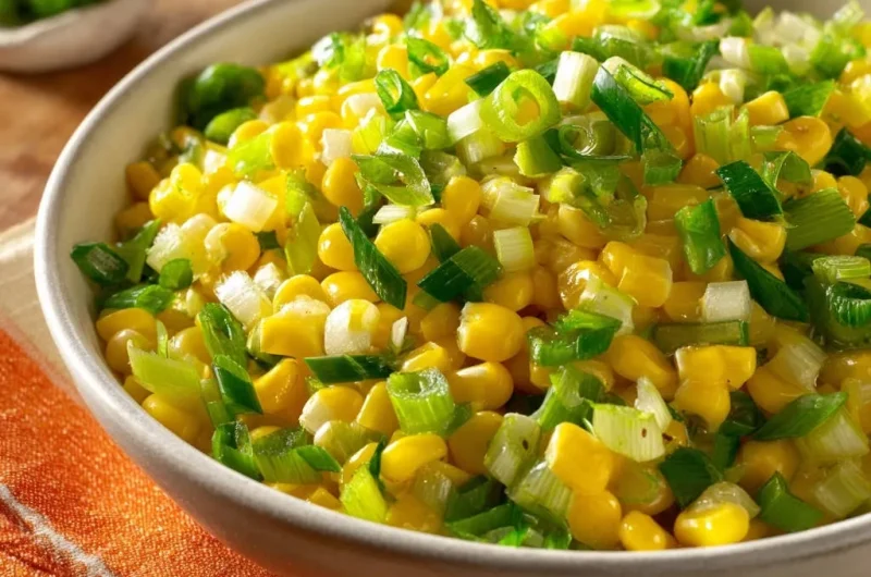 Skillet Corn with Fresh Scallions