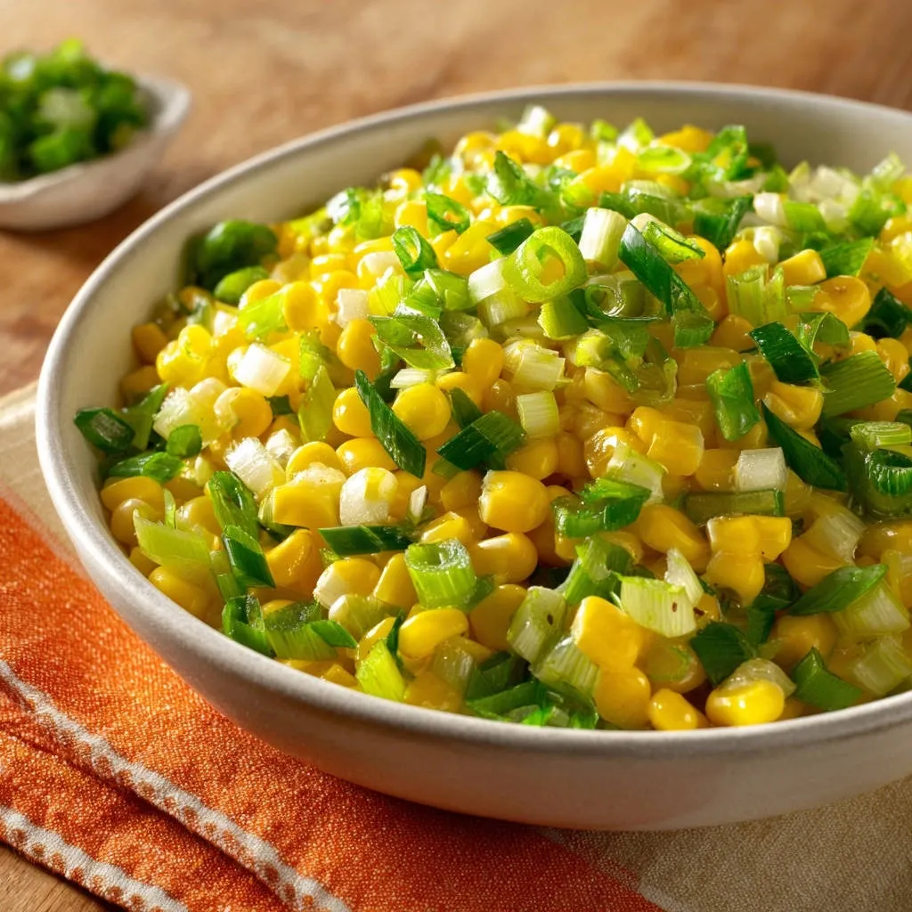 Skillet Corn with Fresh Scallions: The Ultimate Flavor Hack - recipe image