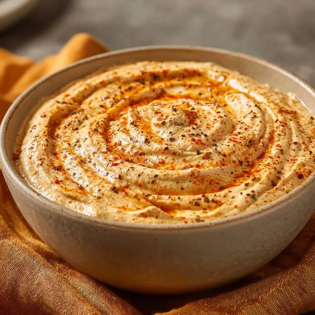 Smoky Paprika Hummus: Silky Smooth Recipe - recipe image