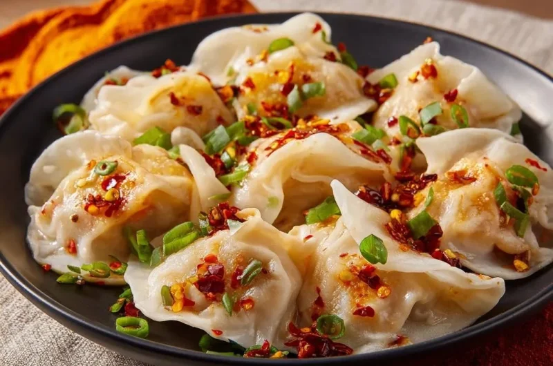 Spicy Chili Oil Potstickers