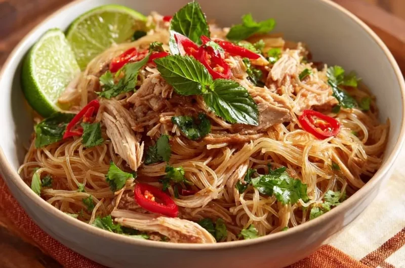 Thai Lime Chicken Vermicelli Bowl