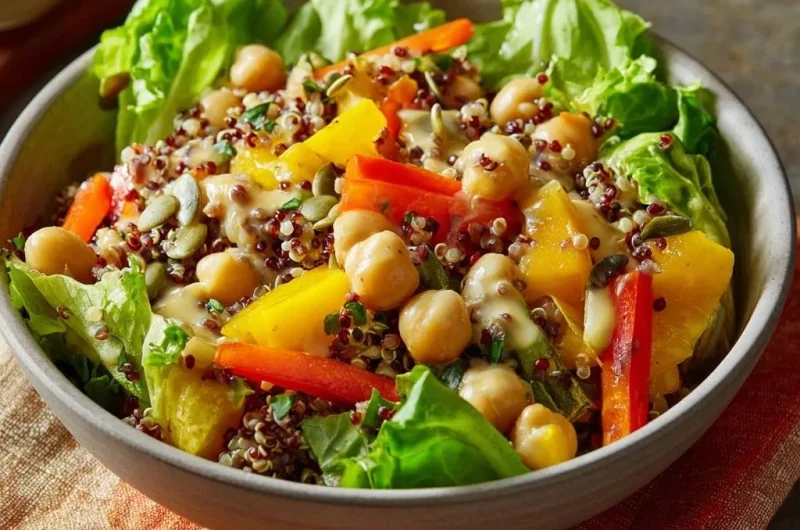 Quinoa Chickpea Salad