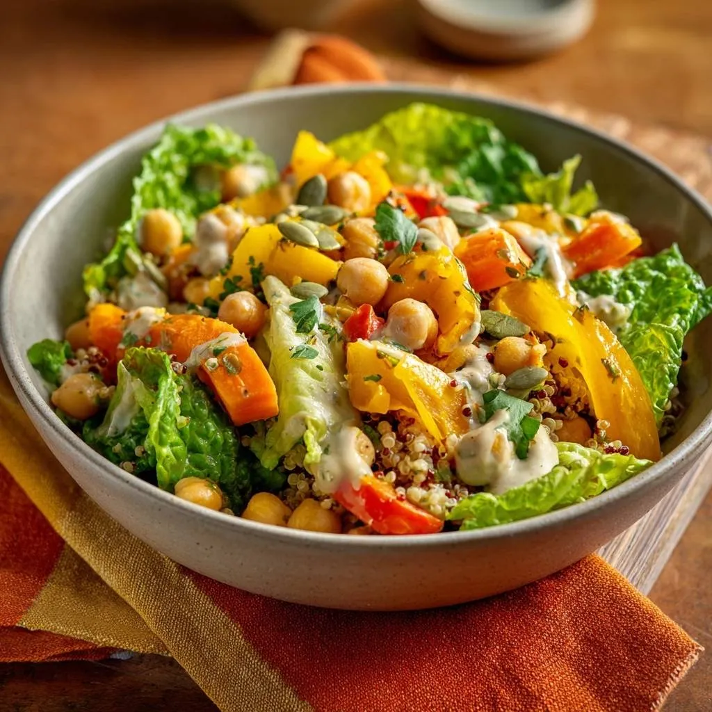 Tropical Quinoa Chickpea Salad Recipe - recipe image