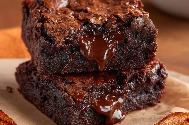 Ultra-Fudgy Chocolate Lava Brownies