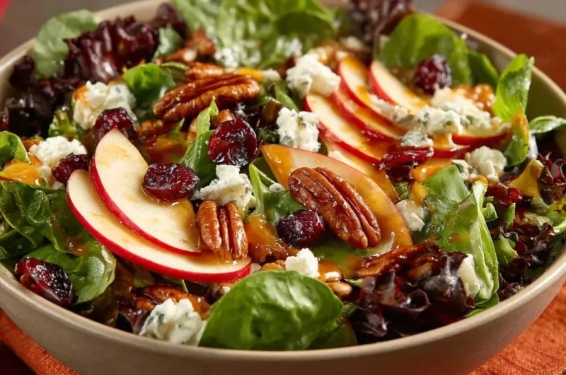 Apple Pecan Blue Cheese Harvest Salad