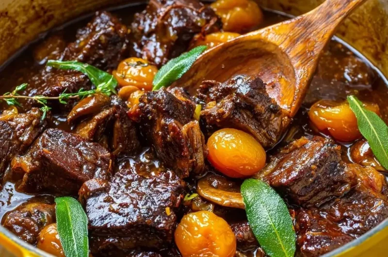 Apricot Braised Beef