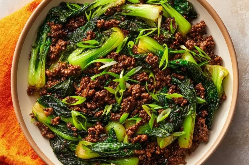 Beef and Bok Choy Stir-Fry