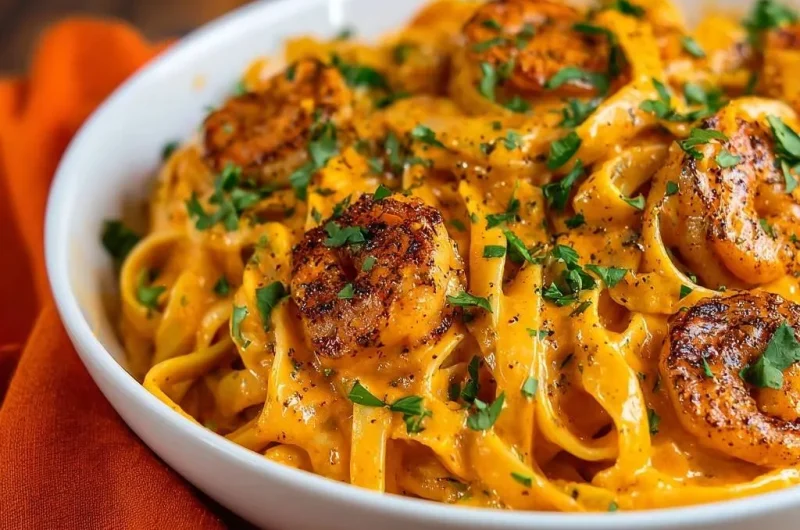 Cajun Shrimp Fettuccine