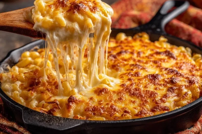 Cast Iron Skillet Mac and Cheese