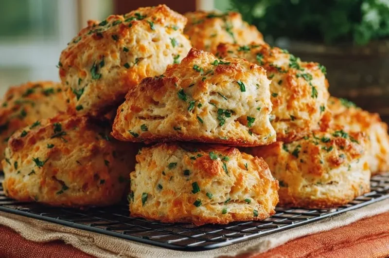 Cheddar Parsley Biscuits